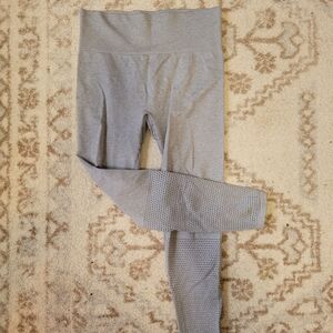 Seamless Grey High-Waist Leggings